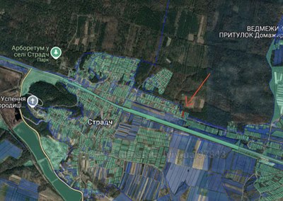 Купити ділянку, під забудову, Веселкова, Страдч, Яворівський район, id 5841120