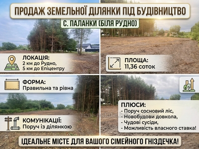 Купити ділянку, під забудову, Миру, Паланки, Яворівський район, id 5891203
