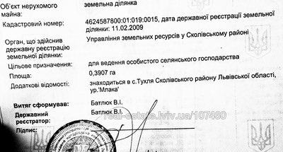 Купити ділянку, сільськогосподарського, Г. Сковороди, Тухля, Сколівський район, id 5652546